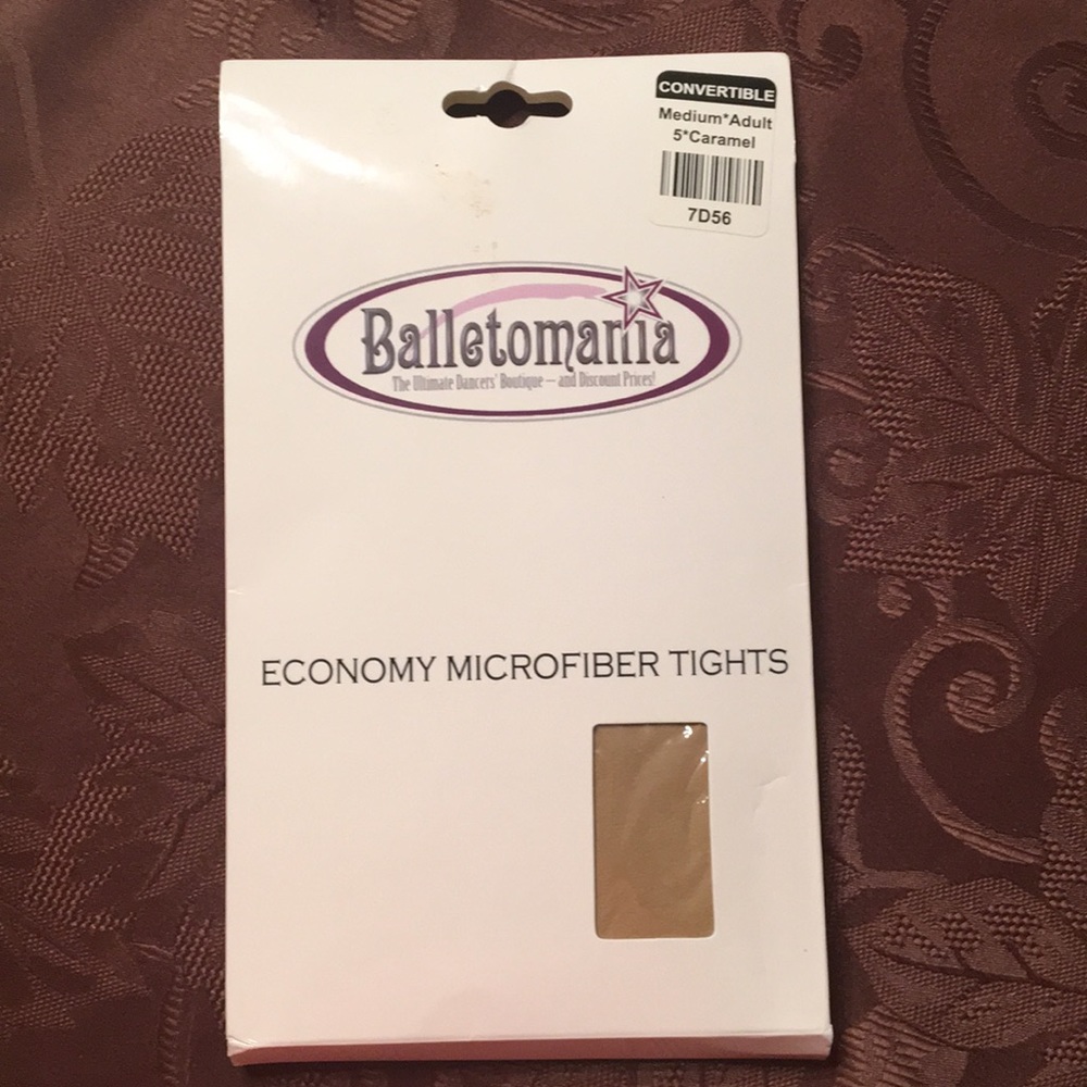 Convertible Adult dance microfiber tights